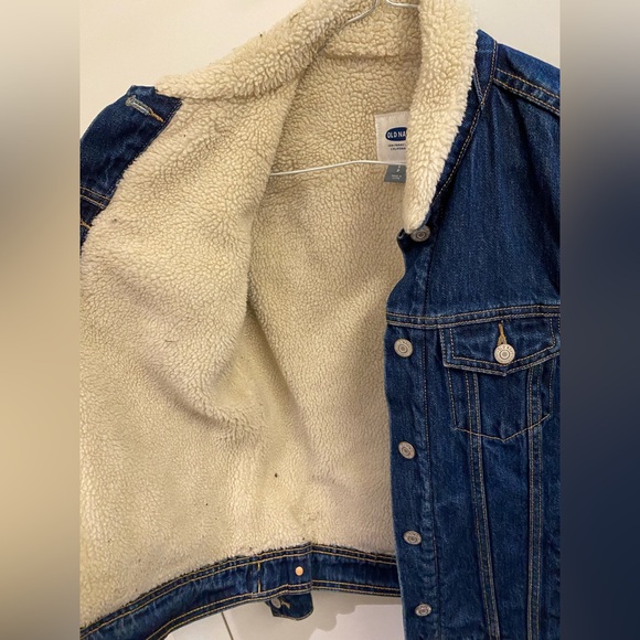 Old Navy sherpa jean jacket - Picture 2 of 4